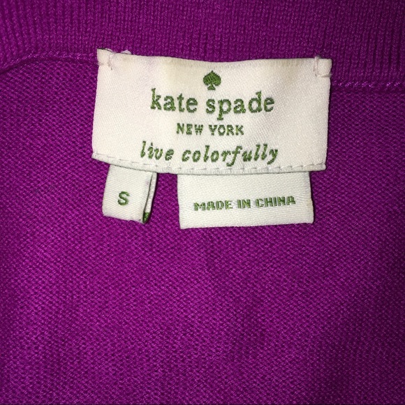 Kate Spade ♠️ Embellished collar Cardigan - Picture 6 of 11